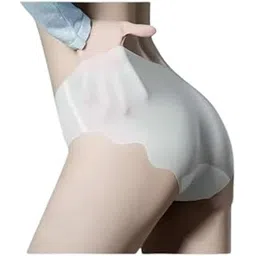 my lady leo Womens Invisible Panties Laser Cut Ice Silk Panties | High Waist Women's Panties for Women | Transparent Panties (Pack of 2)-picture-28