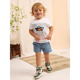 My Milestones Boys Graphic Printed Pure Cotton T-shirt-picture-23