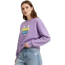 my swag Stylish Printed Fleece Sweatshirt for Women | Premium Soft Winter Pullover | College & Streetwear Fashion-picture-35