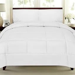 My Sweet Home Goose Down Alternative Comforter, King, White-picture-39