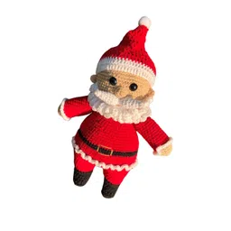 My Yarnery Handmade Crochet Cotton Soft Christmas Santa Claus Soft Toy-picture-49