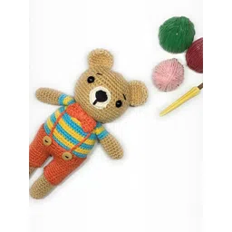My Yarnery Handmade Crochet Cotton Soft Teddy Bear Soft Toy-picture-55