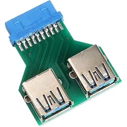 MYADDICTION 2 Ports USB 3.0 Female to Motherboard 19/20 Pin Header Female Adapter Card-picture-44