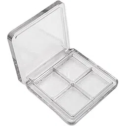 MYADDICTION 4 Grid Clear Makeup Eyeshadow Palette Blush Lipstick Powder DIY Case Pallet-picture-22