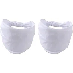 myaddiction 2Pcs Outdoor Headband Comfortable Hair Band Wrap for Running Workout Fitness White-picture-36