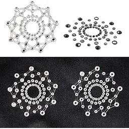 myaddiction Fun Crystal Rhinestone Nipple Pasties Breast Sticker Products Black Clothing Shoes & Accessories | Womens Clothing | Intimates & Sleep | Breast Forms Enhancers-picture-14