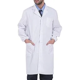 myaddiction Men Long Sleeve White Scrubs Lab Coat Medical Doctor Nurse Uniform L Clothing Shoes & Accessories | Uniforms & Work Clothing | Lab Coats-picture-26