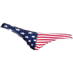myaddiction Men's American Flag Thongs G-String Underwear Jockstrap Briefs Underpants L Multicolour-picture-12