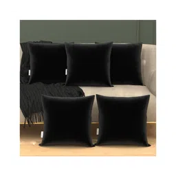 myarmor MY ARMOR Micro Fibre 18 x 18 inch Square Pillow Pack of 5 - Black-picture-21