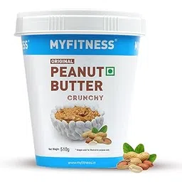 MYFITNESS Original Classic Peanut Butter Crunchy 510g | 25g Protein to Boost Energy | Tasty & Healthy Nut Butter Spread | Vegan | Cholesterol Free, Gluten Free | Zero Trans Fat | Peanut Butter Crunchy-picture-36