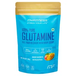 myfitness ® enrich your life MYFITNESS 100% PURE GLUTAMINE| 25 SERVINGS | 150g |WITH ADDED ELECTROLYTES | MANGO MADNESS-picture-14