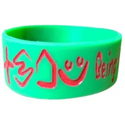 myginie gifts private limited Being Human Silicon Wristband For Men Men Wrist Band-picture-17