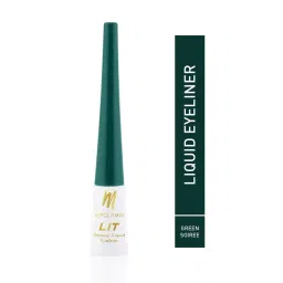 MyGlamm LIT Glossy Liquid Eyeliner-Green Soiree-3.5ml-picture-21