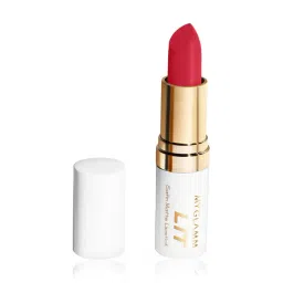 MyGlamm LIT Satin Matte Lipstick - Russian Doll - 4.5 gm-picture-31