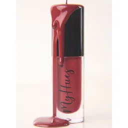 MyHues HyGlow Lip Elixir Mira Matte Liquid Lipstick -7ml-Antique Rose Pink-picture-38