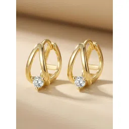 MYKI Geometric Half Hoop Earrings-picture-19