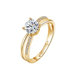 MYKI Gold-Plated Adjustable Finger Ring image 3