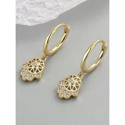 MYKI Gold-Plated Classic Hoop Earrings-picture-25