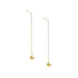 MYKI Gold-Plated Contemporary Drop Earrings-picture-20