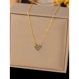MYKI Gold-Plated Heart-Shaped Necklace-picture-35