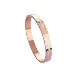 MYKI Unisex Rose Gold-Plated Stainless Steel Kada Bracelet-picture-25