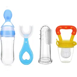 mylie BABY SPOON FEEDING BOTTEL B,U SHAPE BRUSH,FINGER BRUSH & NIBLER Y Soother-picture-11