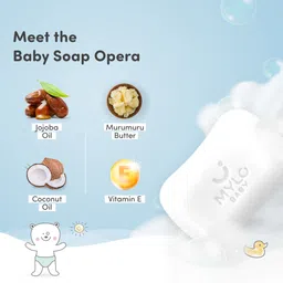 mylo Baby Soap | 100% Natural Ingredients | Cleanses Gently | Retains Moisture image 3