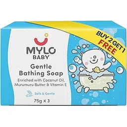 Mylo Baby Soap | Cleanses Gently | Retains Moisture | Easy to Apply | Suitable for 0-3 Years | 75 gm (Pack of 3)-picture-12