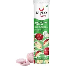 mylo care Mylo Apple Cider Vinegar Tablets for Weight Loss | Effervescent ACV Tablets | With Vitamin B6 and B12 | 100% Natural (Pack of 1)-picture-35