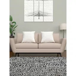 Myntra Elegant Homes 2-Pcs White Pre-FilledSquare CushionsFillers-picture-18