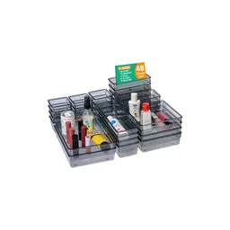 Myntra Elegant Homes Black 48 Pieces Drawer Organisers-picture-20