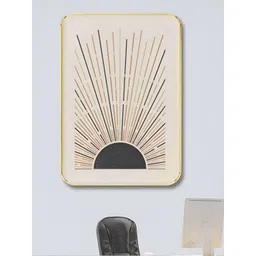 Myntra Elegant Homes Black & Pink Wood Abstract Wall Art-picture-20