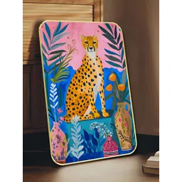 Myntra Elegant Homes Blue & Pink 1 Piece Wooden Birds and Animals Wall Art-image-42