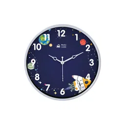 Myntra Elegant Homes Blue Printed Traditional Wall Clock-picture-35