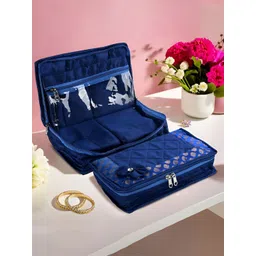 Myntra Elegant Homes Blue Set of 2 Regular Jewellery Organiser Organisers-image-5