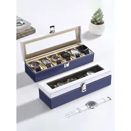 Myntra Elegant Homes Blue Set of 2 Regular Jewellery Organiser Organisers-image-40