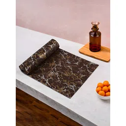 Myntra Elegant Homes Brown & Gold Printed Shelf Liner Organiser-picture-24