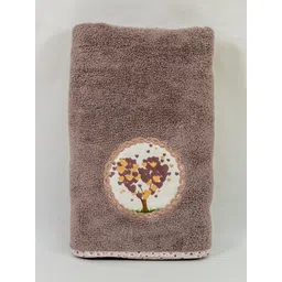 Myntra Elegant Homes Brown Printed Cotton 500 GSM Bath Towel-picture-28