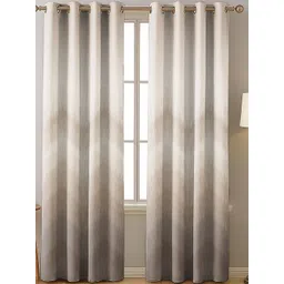 Myntra Elegant Homes Coffee Brown Set of 2 Black Out Door Curtain-picture-10