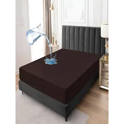 Myntra Elegant Homes Coffee Brown Terry Water Resistant Mattress Protector-picture-20