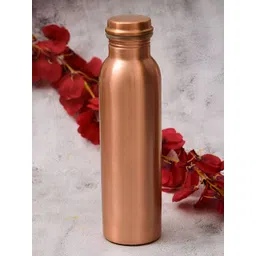 Myntra Elegant Homes Copper-Toned Single Copper Solid Water Bottle-picture-16