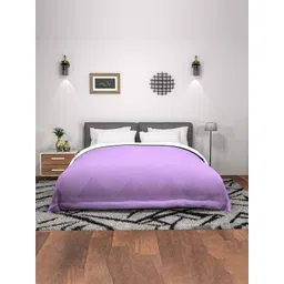 Myntra Elegant Homes Cream & Purple 300 GSM Reversible Double Bed Comforter-picture-19
