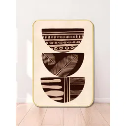 Myntra Elegant Homes Cream-Coloured & Black 1 Piece Wood Other Wall Paintings-picture-10