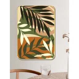 Myntra Elegant Homes Cream-Coloured & Green 1 Piece Wood Floral and Botanical Wall Paintings-picture-14