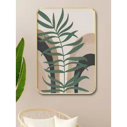 Myntra Elegant Homes Green & Black Wood Floral and Botanical Wall Art-picture-38