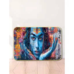 Myntra Elegant Homes Green & Orange Lord Shiva Religious Wooden Wall Art-picture-35