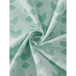 Myntra Elegant Homes Green & White Printed Fitted 300 TC King Bedsheet Set 2.50m x 2.25m-picture-31