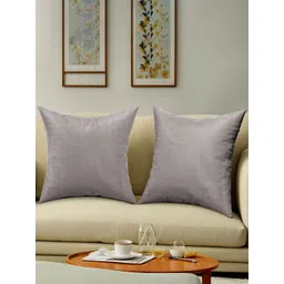 Myntra Elegant Homes Grey 2 Pieces Square Cushion Covers-picture-30