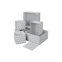 Myntra Elegant Homes Grey 6 Pieces Drawer Organisers-picture-18