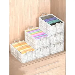 Myntra Elegant Homes Grey 6 Pieces Regular Drawer Organisers-picture-19